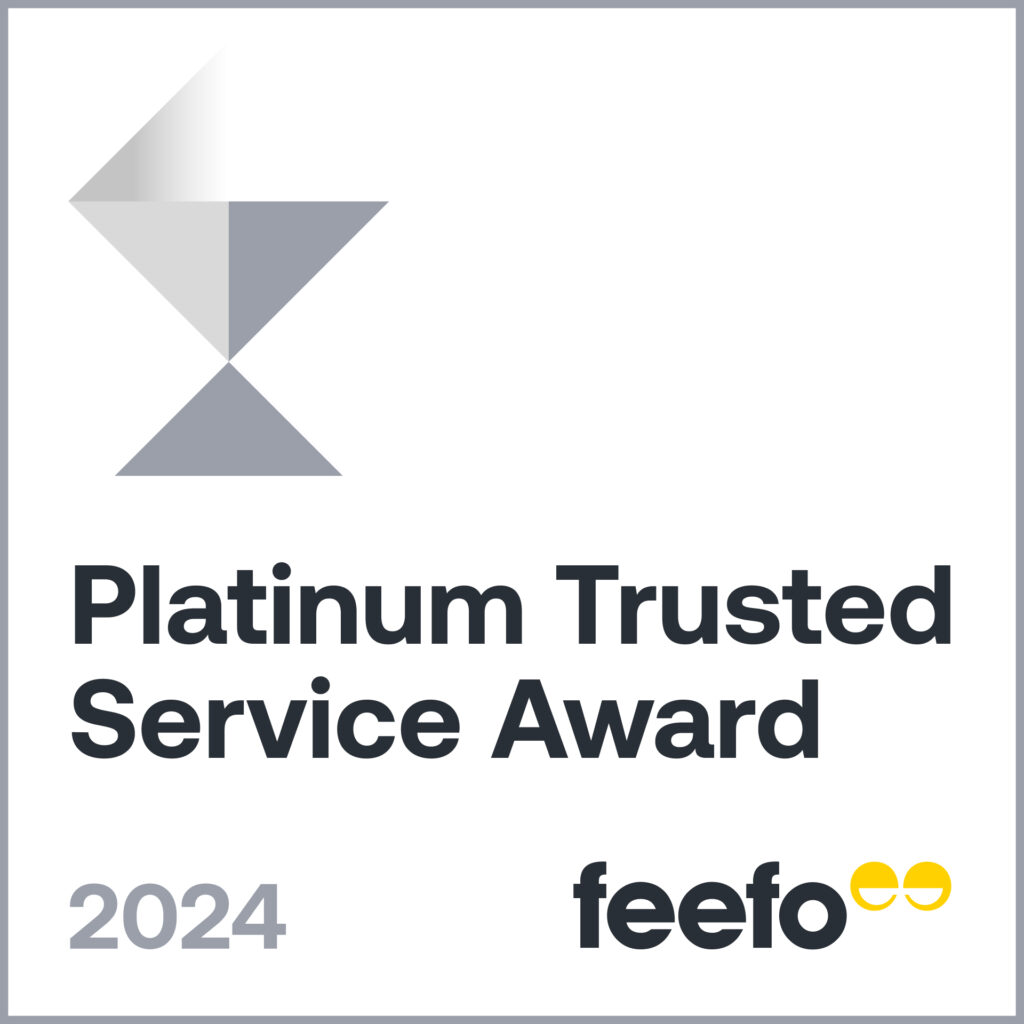 Feefo Gold Trusted Service Award 2021