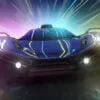 Neon Sports Car Digitally Printed Photo Roller Blind - Image 2