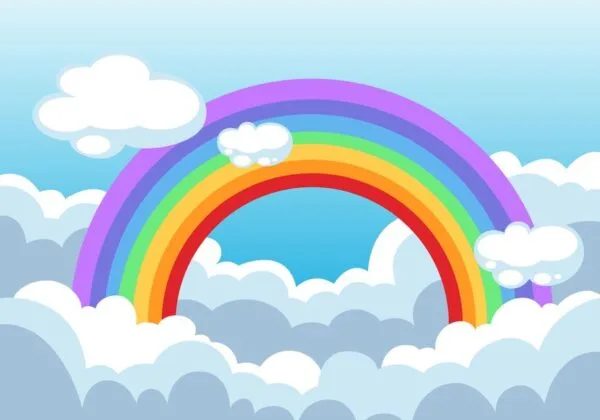 Over The Rainbow Digitally Printed Photo Roller Blind - Image 2