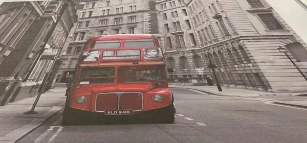 London Bus Digitally Printed Photo Roller Blind - Image 3