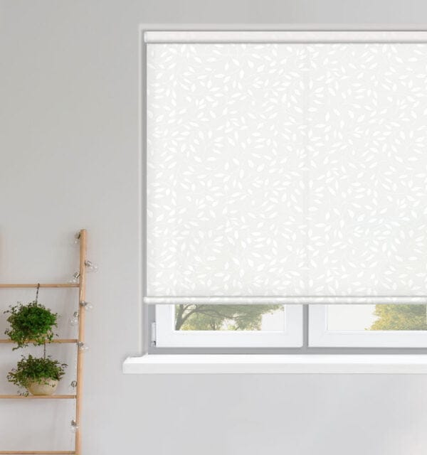 Chatsworth White roller blind
