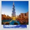 Burj Khalifa In Dubai Digitally Printed Photo Roller Blind - Image 2