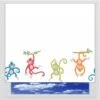 Cheeky Chimps Multi blackout roller blind