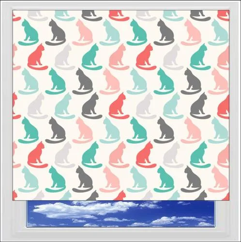 Kitty Cats Digitally Printed Photo Roller Blind