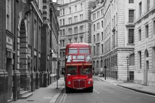 London Bus Digitally Printed Photo Roller Blind - Image 2