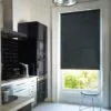 Metz Black PVC Roller Blind - Image 2