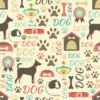 Retro Dogs Digitally Printed Photo Roller Blind - Image 2