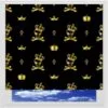 Skulls Gold Digitally Printed Photo Roller Blind