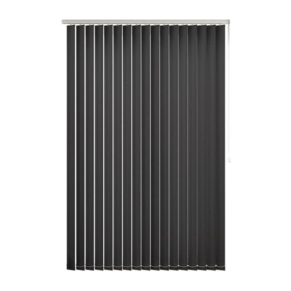 Unilux Black PVC Vertical Blind