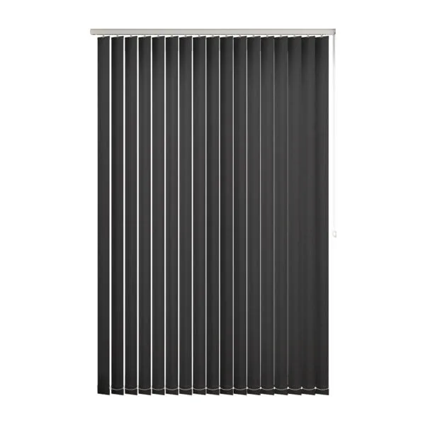 Unilux Black PVC Vertical Blind