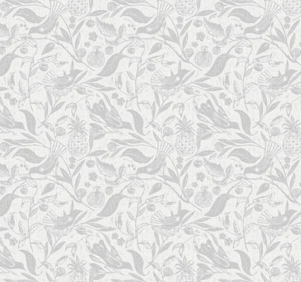 Folk Silver Roller Blind - Image 2