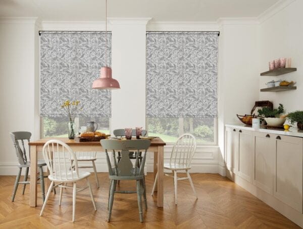 Folk Silver Roller Blind - Image 4