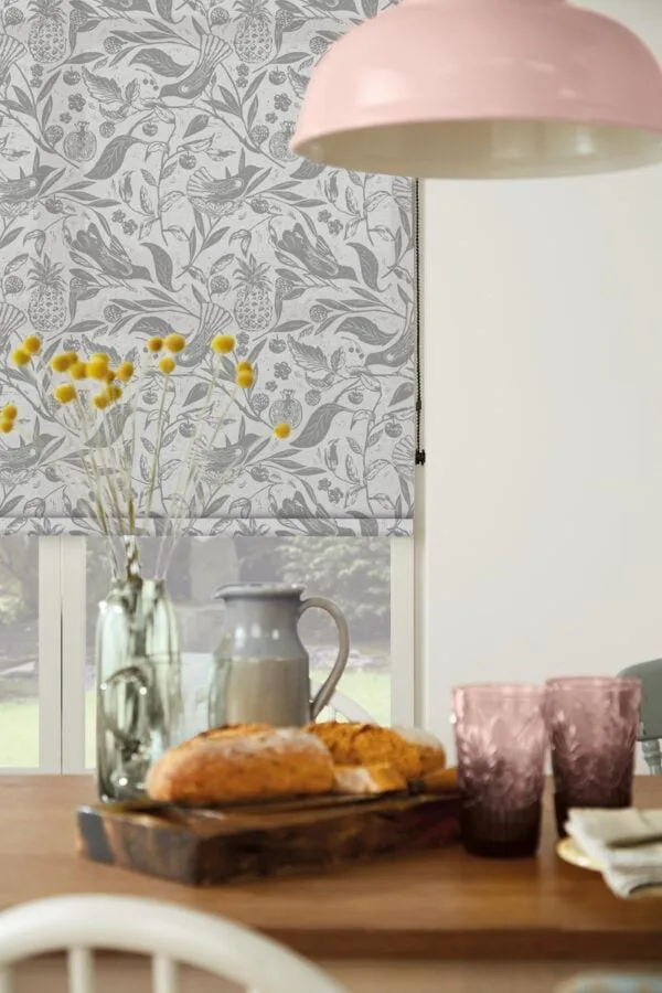 Folk Silver Roller Blind - Image 5