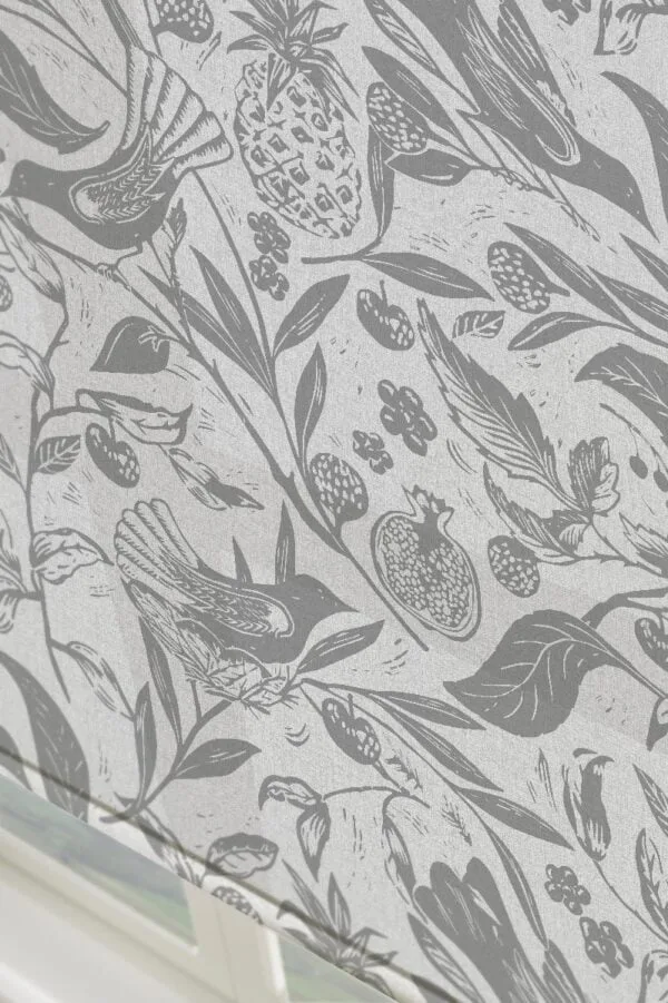 Folk Silver Roller Blind - Image 6