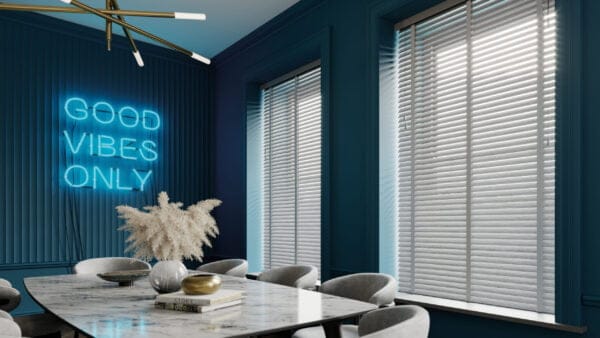 Arctic Oak Wood Grain Faux Wood Venetian Blind - Image 3