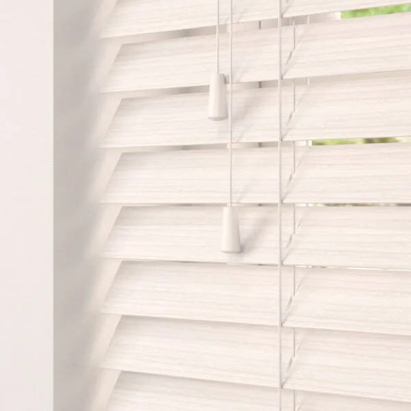 Arctic Oak Wood Grain Faux Wood Venetian Blind - Image 2