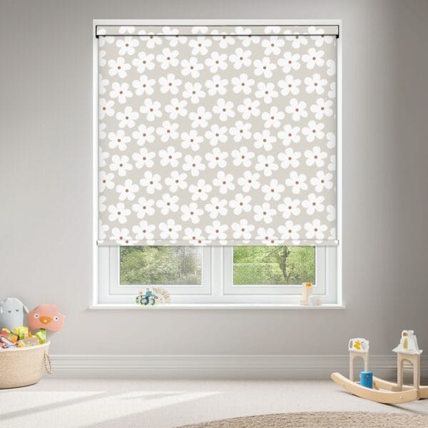 Daisy Linen Blackout Roller Blind