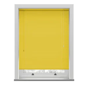 Yellow Aluminium Venetian Blind